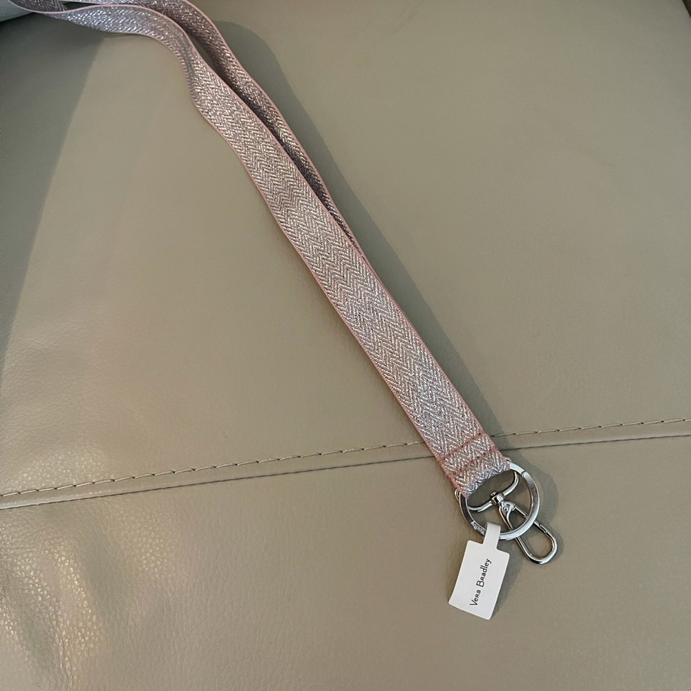 NWTVera Bradley Felicity Paisley Pink Lanyard - Picture 3 of 6